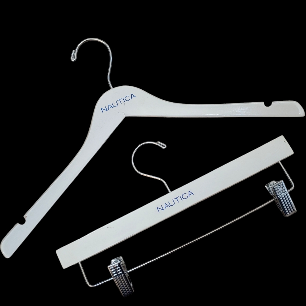 Nautica never used vintage set of 2 hangers